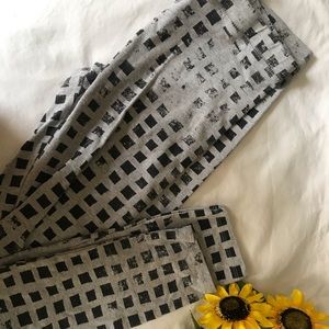 Alternative Apparel Cotton Leggings Checkered